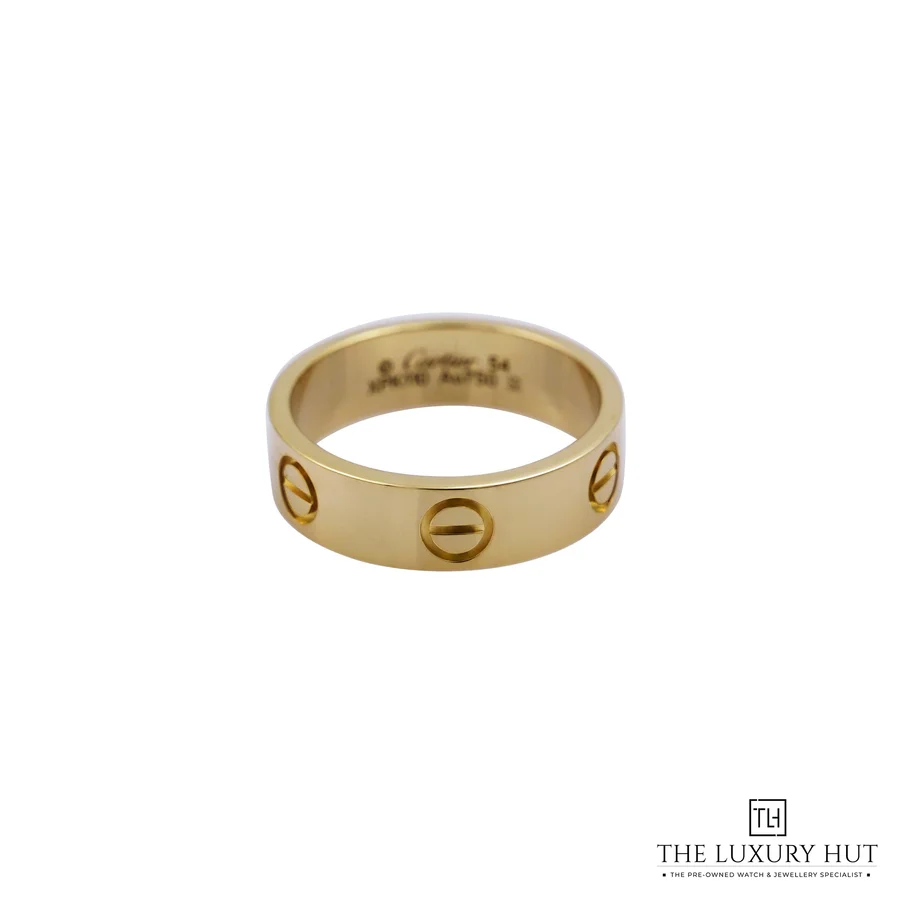 Cartier 18ct Yellow Gold Small Love Wedding Band Size 54
